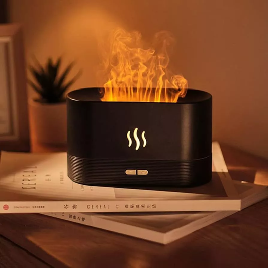 AuraFlame – Vlam-effect diffuser en luchtbevochtiger